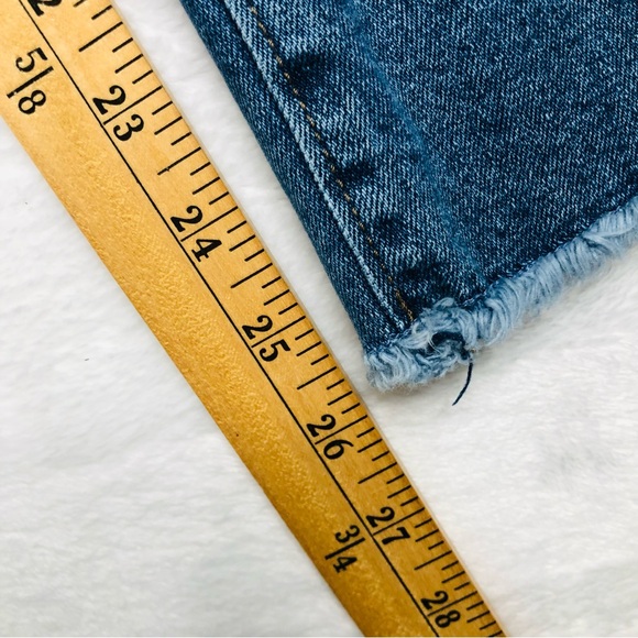 Loft Outlet Curvy Straight Blue Jeans | Size 0 - Picture 6 of 7